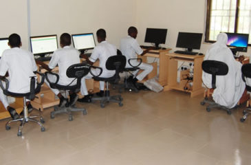 Students Nurses in Computer Lab