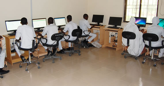 Students Nurses in Computer Lab