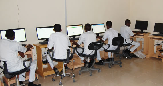 Nurses Students in Computer Lab